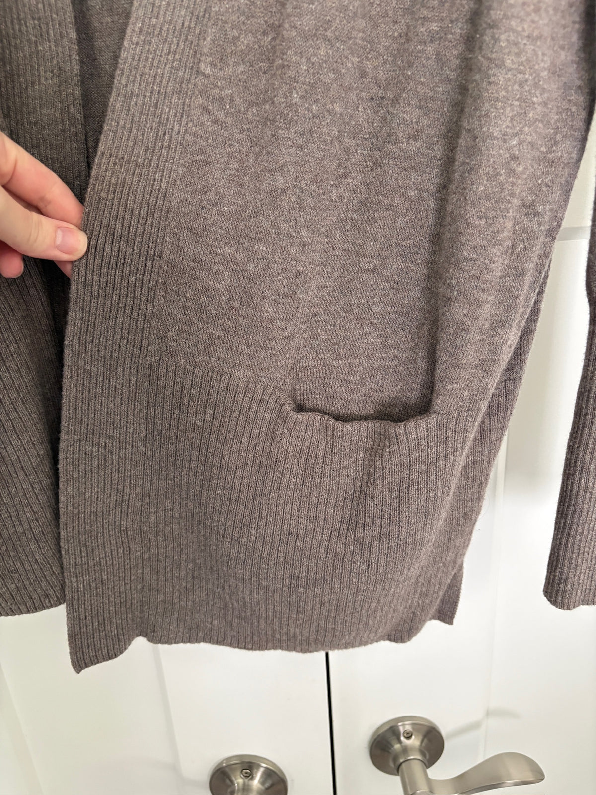 Seller #105 - Women's Medium Taupe Sonoma Open Cardigan VGUC