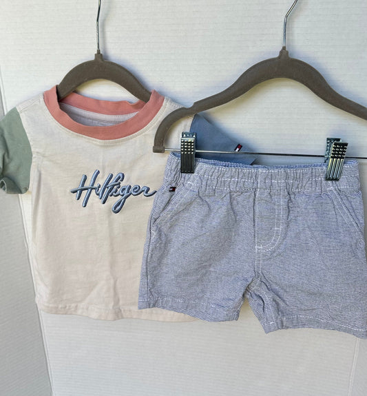 #146 Tommy Hilfiger Pastel Set Boys 12M