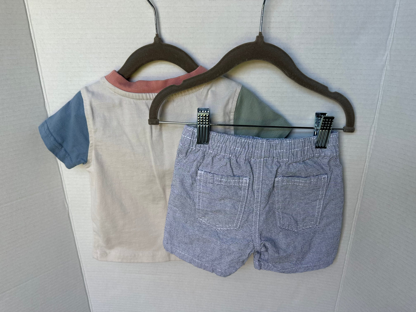 #146 Tommy Hilfiger Pastel Set Boys 12M
