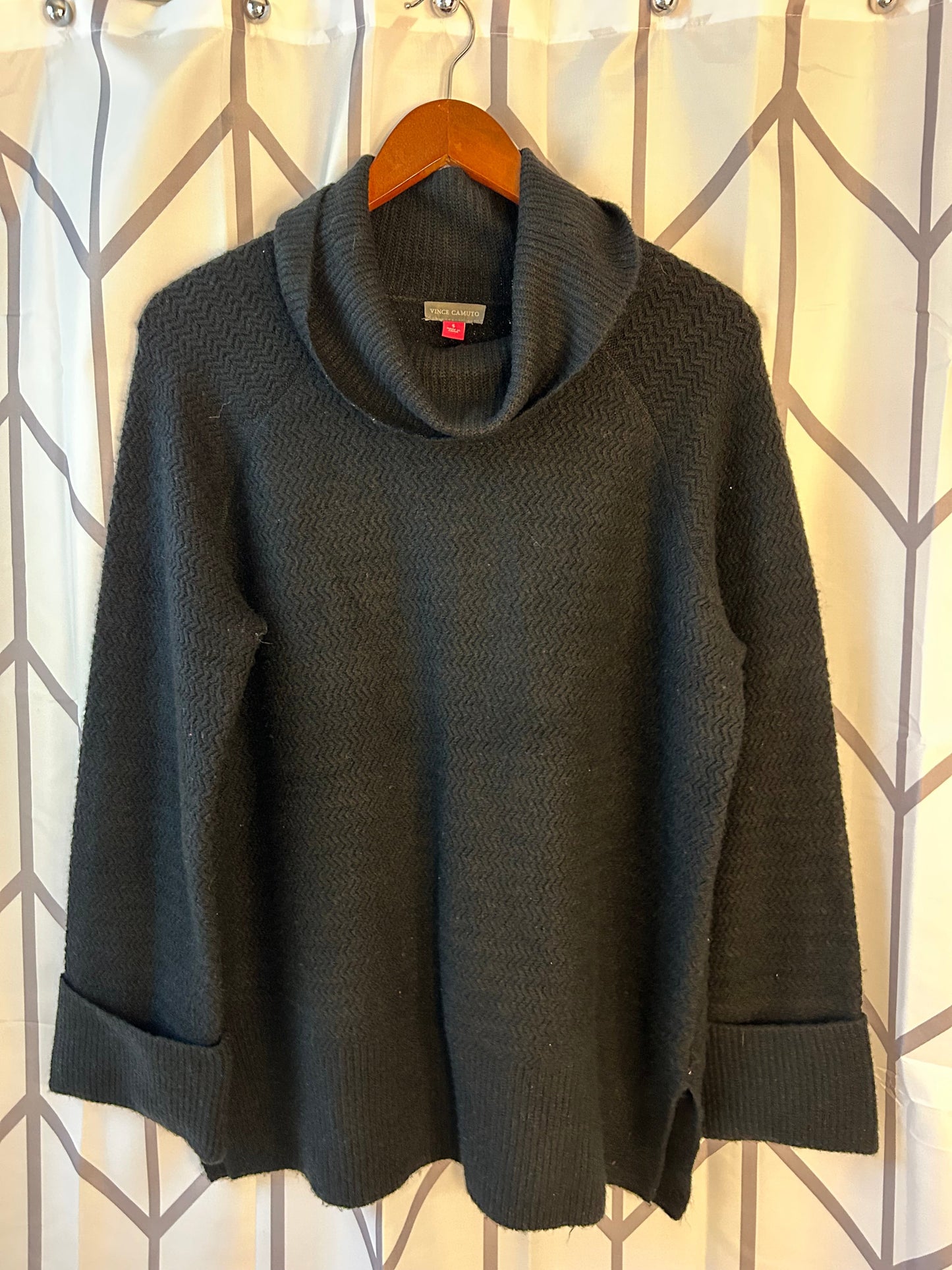 Reduced! Seller #18 Vincent Camuto black cowl neck sweater size S