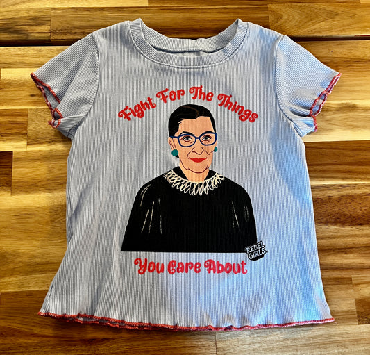 Rebel Girls Ruth Bader Ginsburg Supreme Court Justice Shirt Size S (5/6)