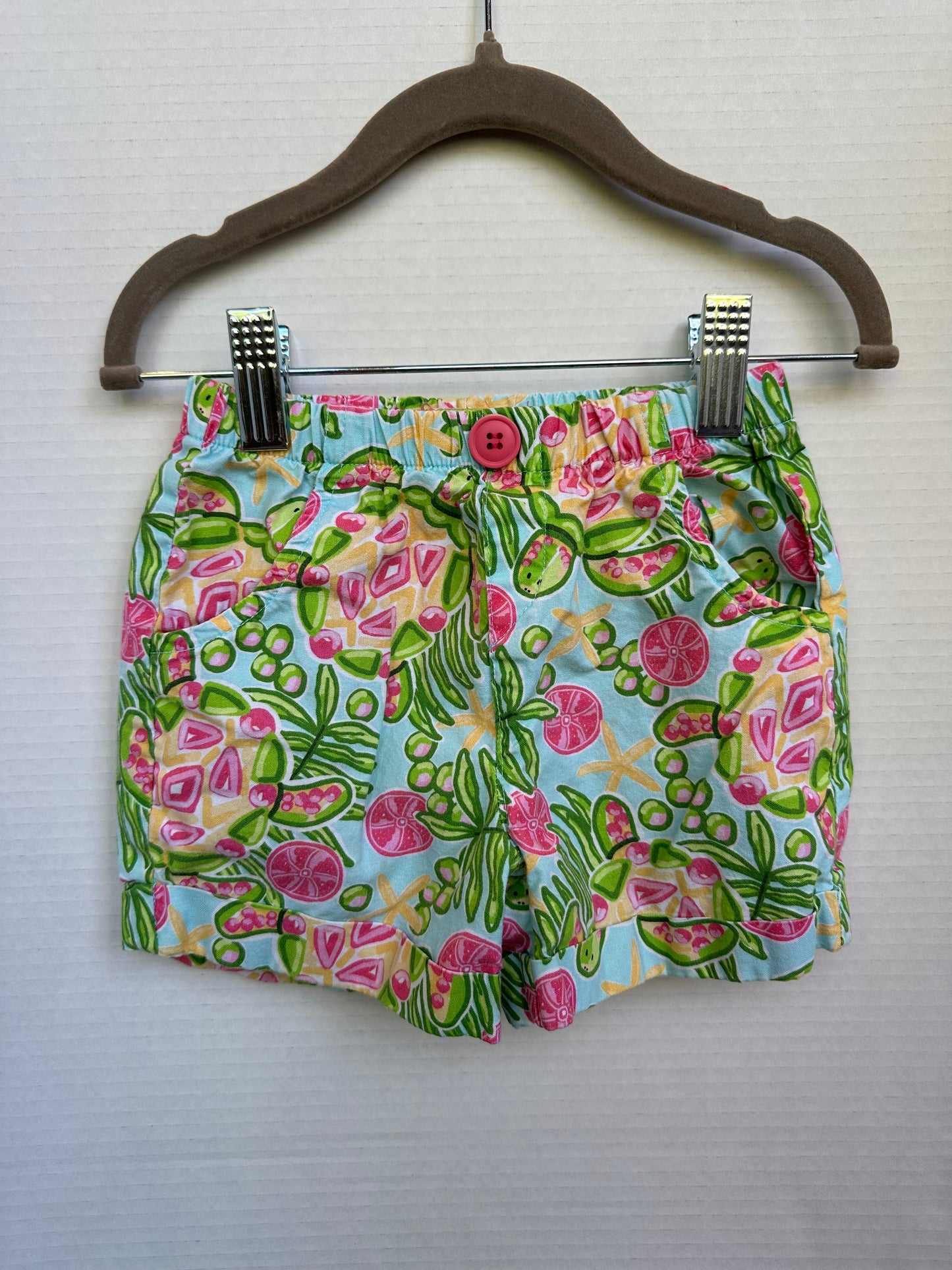 #146 J. Bailey Boutique Sea Turtle Shorts Girls 4T