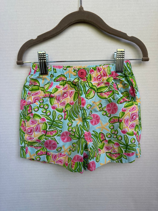 #146 J. Bailey Boutique Sea Turtle Shorts Girls 4T