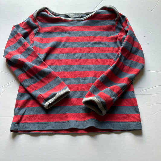 #162 Mini Boden Striped Top 2T