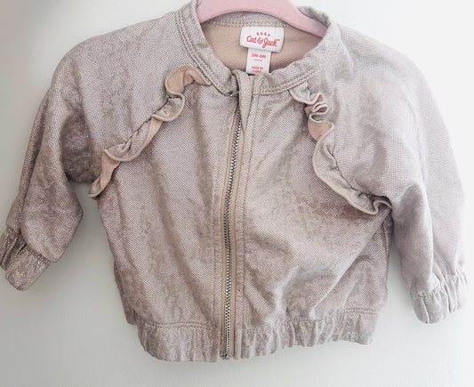 #15 Cat and Jack 3/6m Iridescent Jacket (close up in pictures)