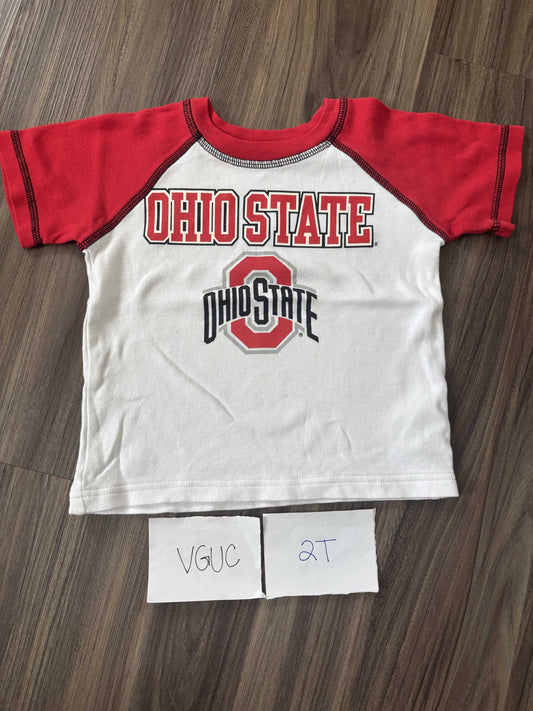 #138 - 2T VGUC Ohio State White TShirt