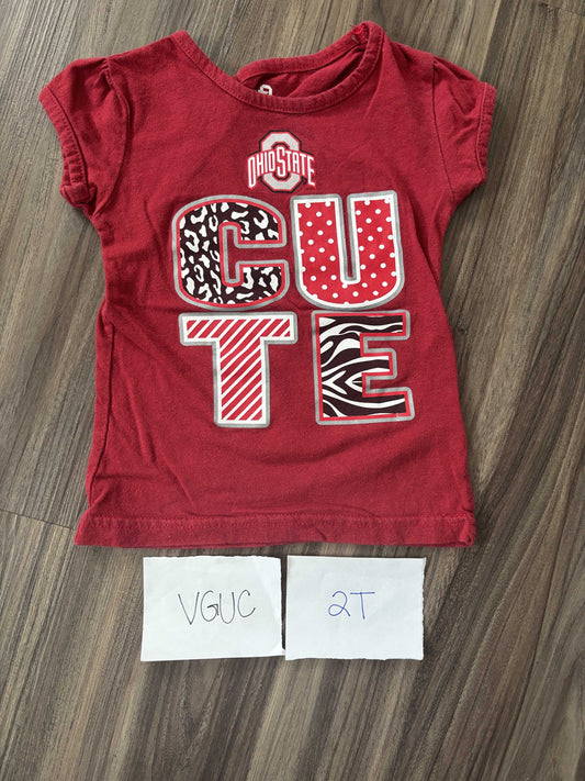 #138 - 2T VGUC Ohio State CUTE Tshirt