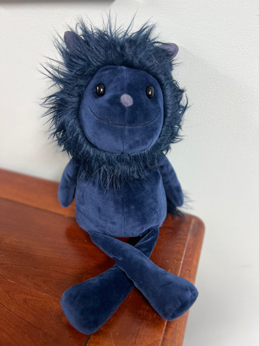 #66  # Jellycat 17 inch blue Luda monster stuffed animal, EUC
