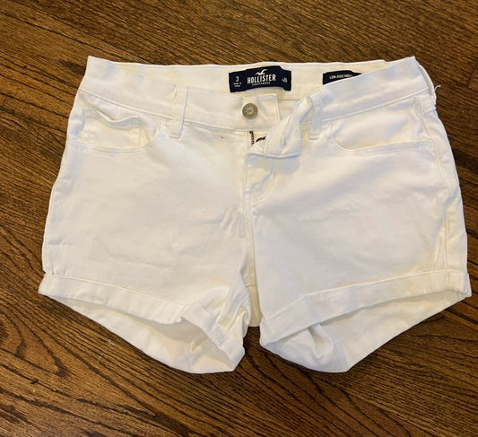 #7 Hollister W26 white Denim Shorts