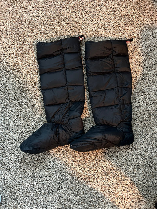 Women’s Hunter black Tall Boots Down Insert Socks