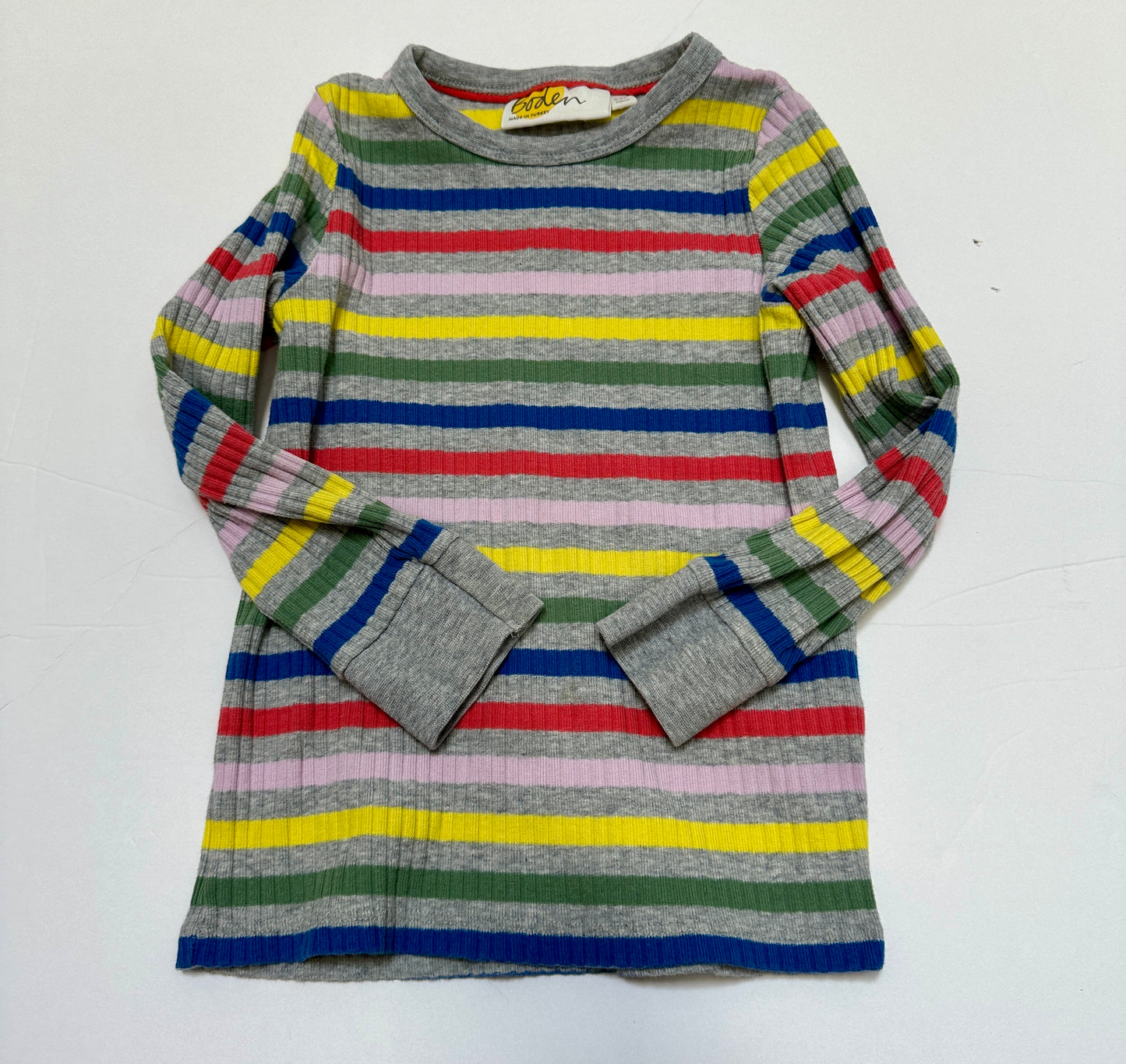 #162 Mini Boden Striped Top 4/5