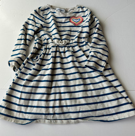 #162 Old Navy Striped Dress 5T