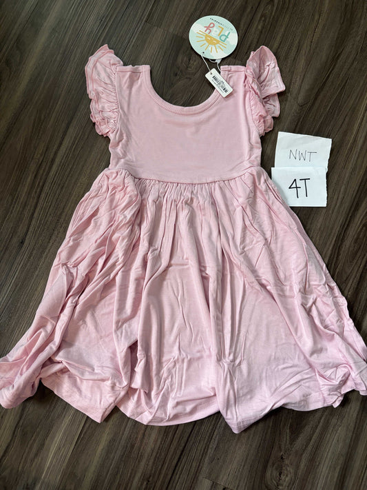 #138 - 4T NWT Little Sleepies (Bamboo) Pink Twirl