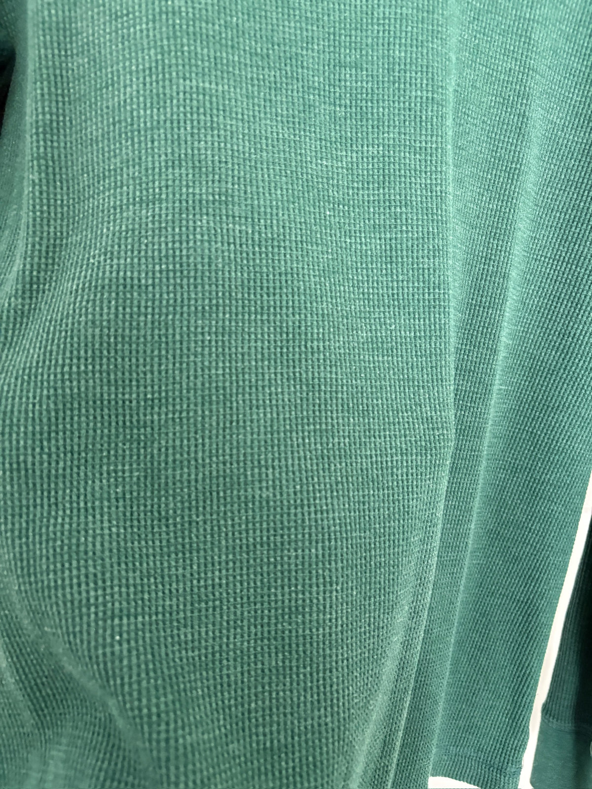 Seller #105 - Large Men's Green Merona Thermal/Waffle Shirt GUC