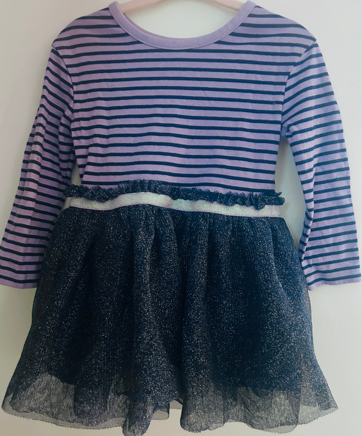 #15 Cat and Jack 18m Glitter Tulle Dress