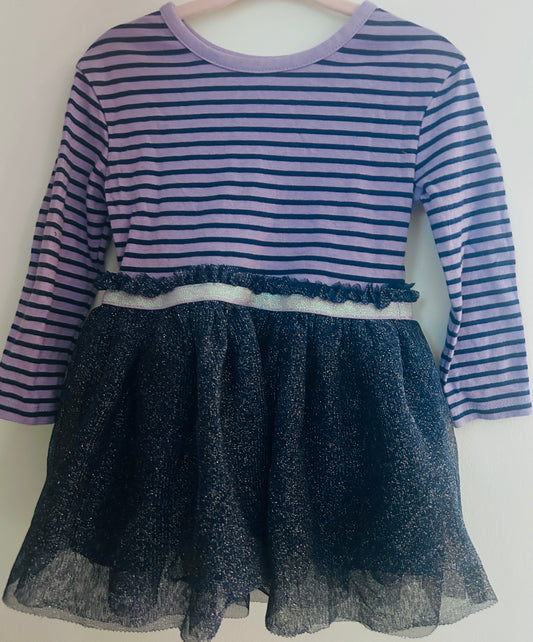 #15 Cat and Jack 18m Glitter Tulle Dress