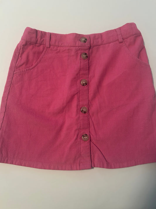 Seller #145 Beebay size 4 pink thin corduroy skirt EUC