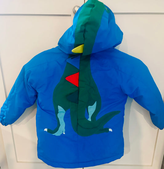 #15 Boden 3/4 Dino Sherpa Jacket VGUC