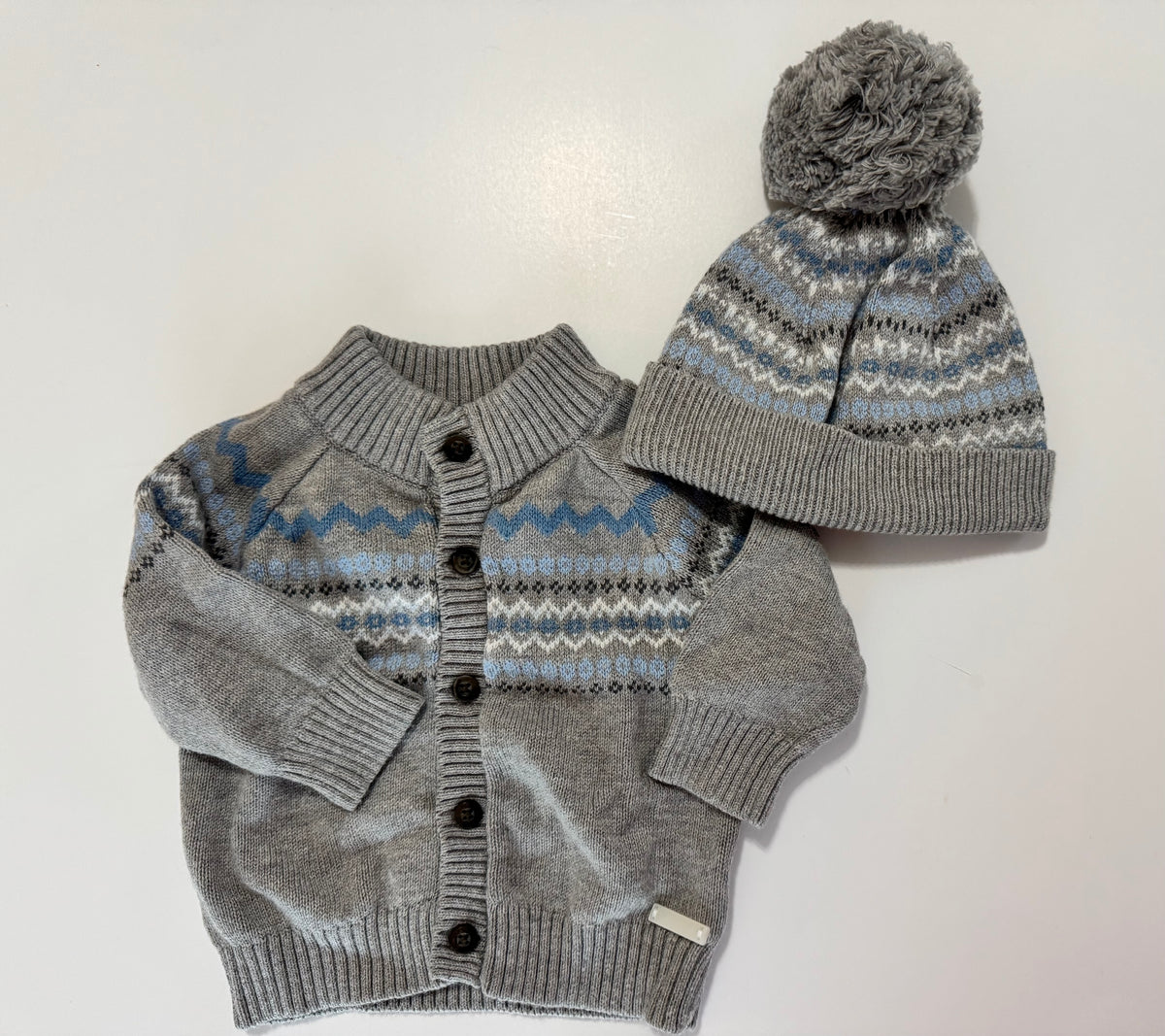Seller #29 Janie and Jack 0-3 Months Boys Sweater and Matching Hat
