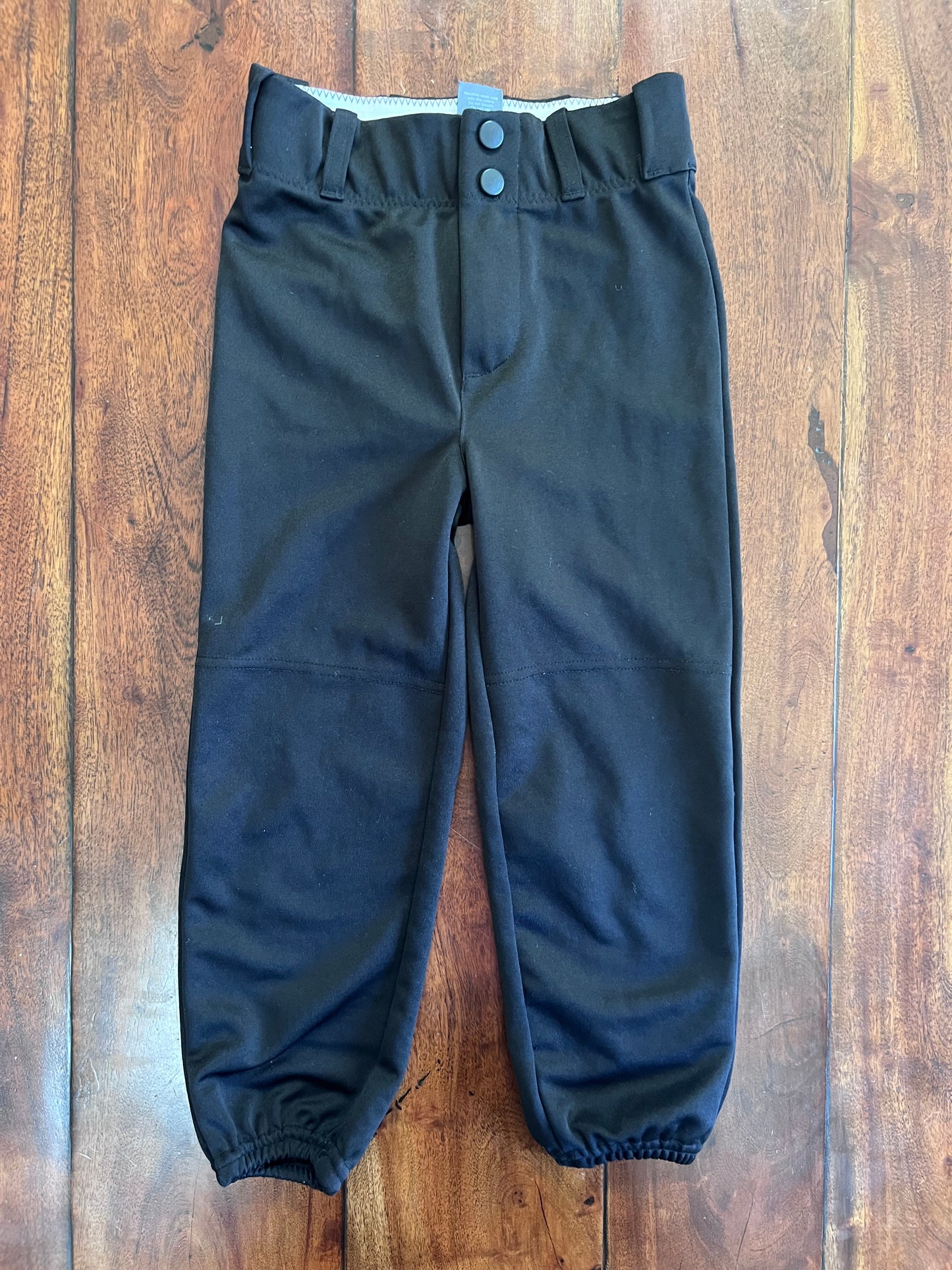 XS (4-5) black Champion baseball pants (with snap & zip closure) VGUC