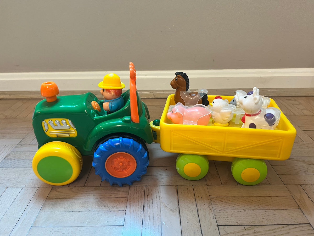 #195 Musical Farm Tractor Toy