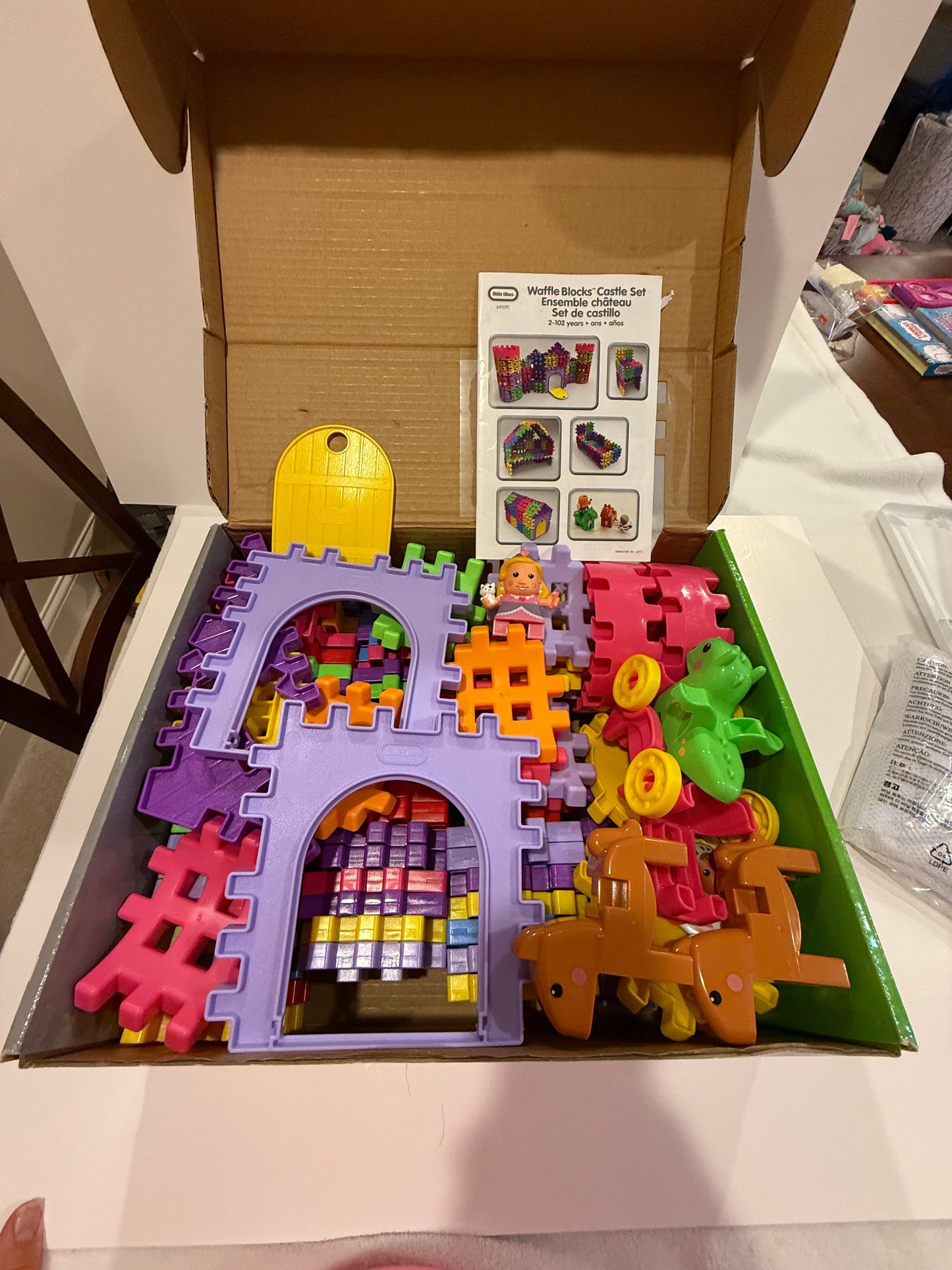 Reduced Seller #142 Waffle Blocks Castle Set