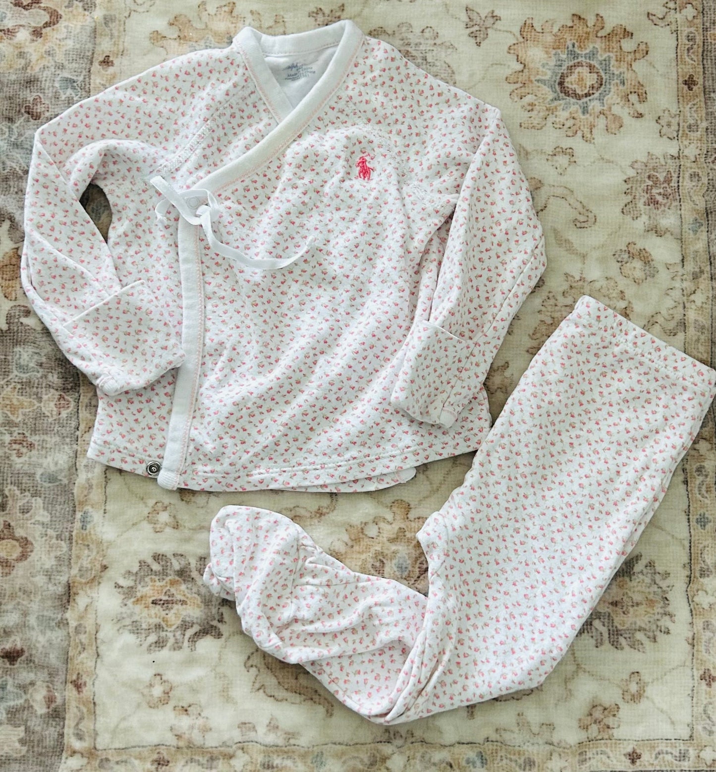#15 Ralph Lauren 9m Dainty Floral Kimono Set