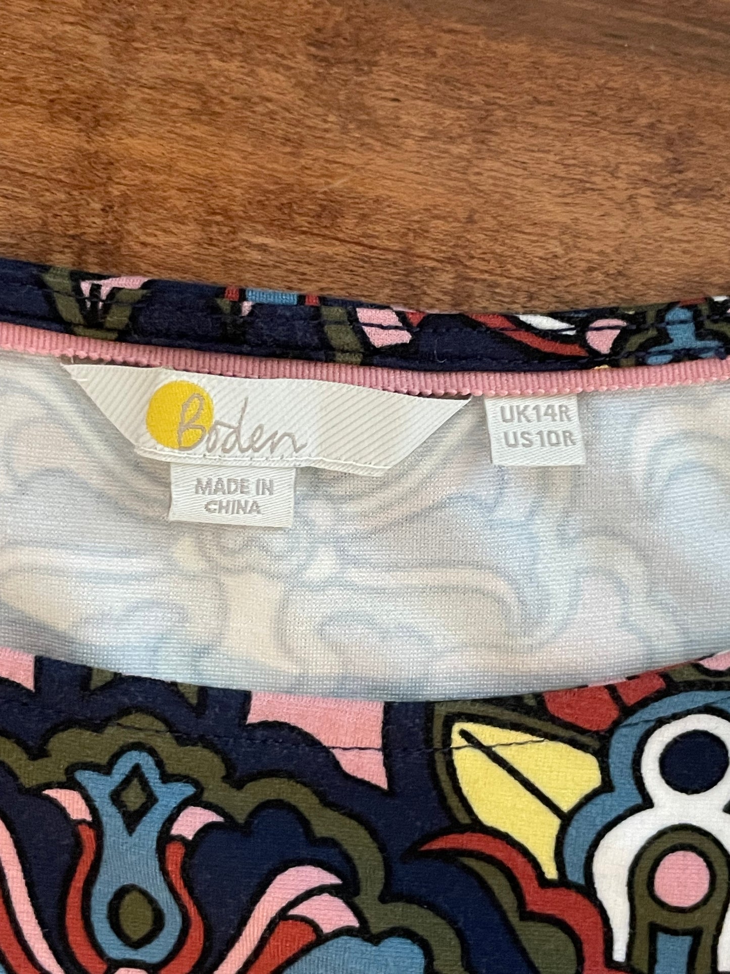 #199 Women’s Boden long sleeve dress size 10