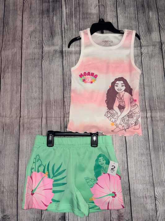 Seller 122 REDUCED New Moana2 7/8 youth girls set