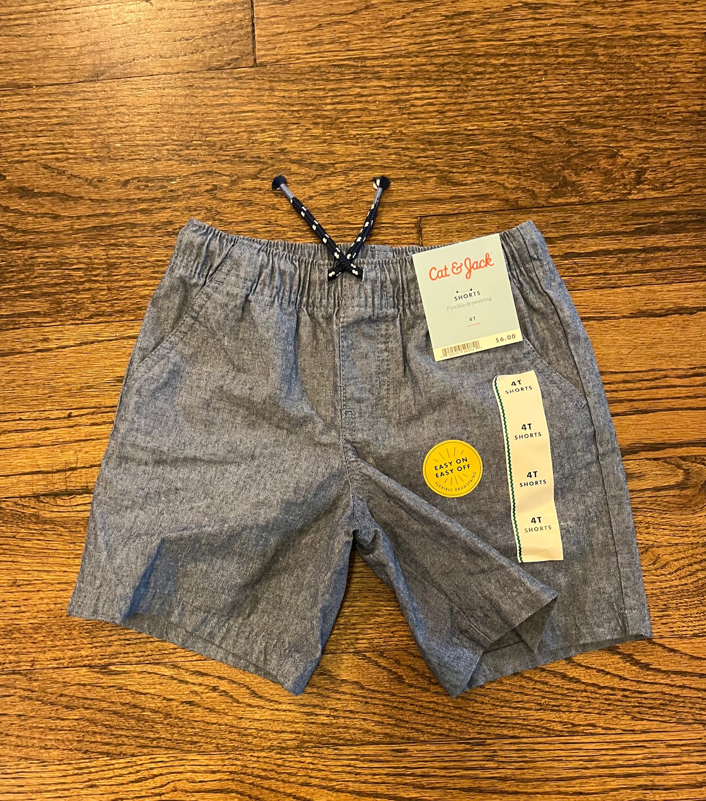 #7 Cat and Jack Chambray 4T NWT Shorts