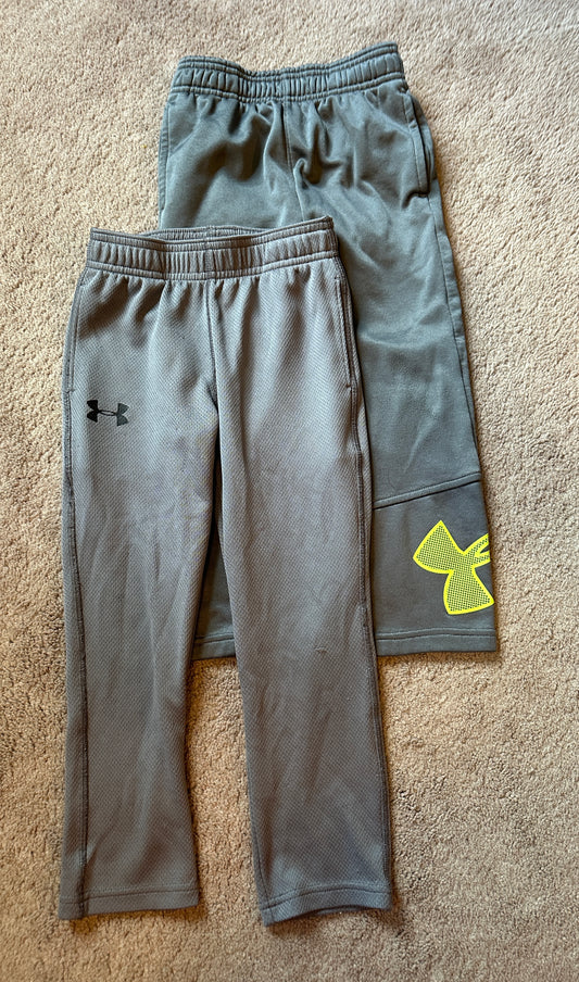 73b 4t 2 pair of Under Armor Pants