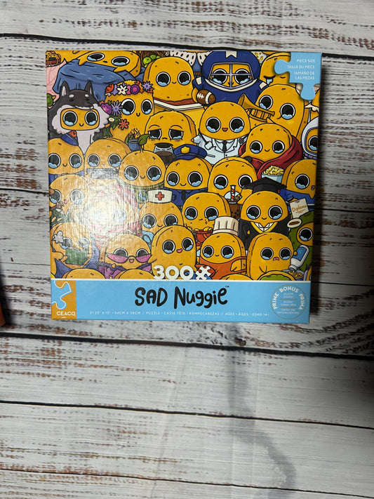 seller #62 300 piece sad nuggies puzzle