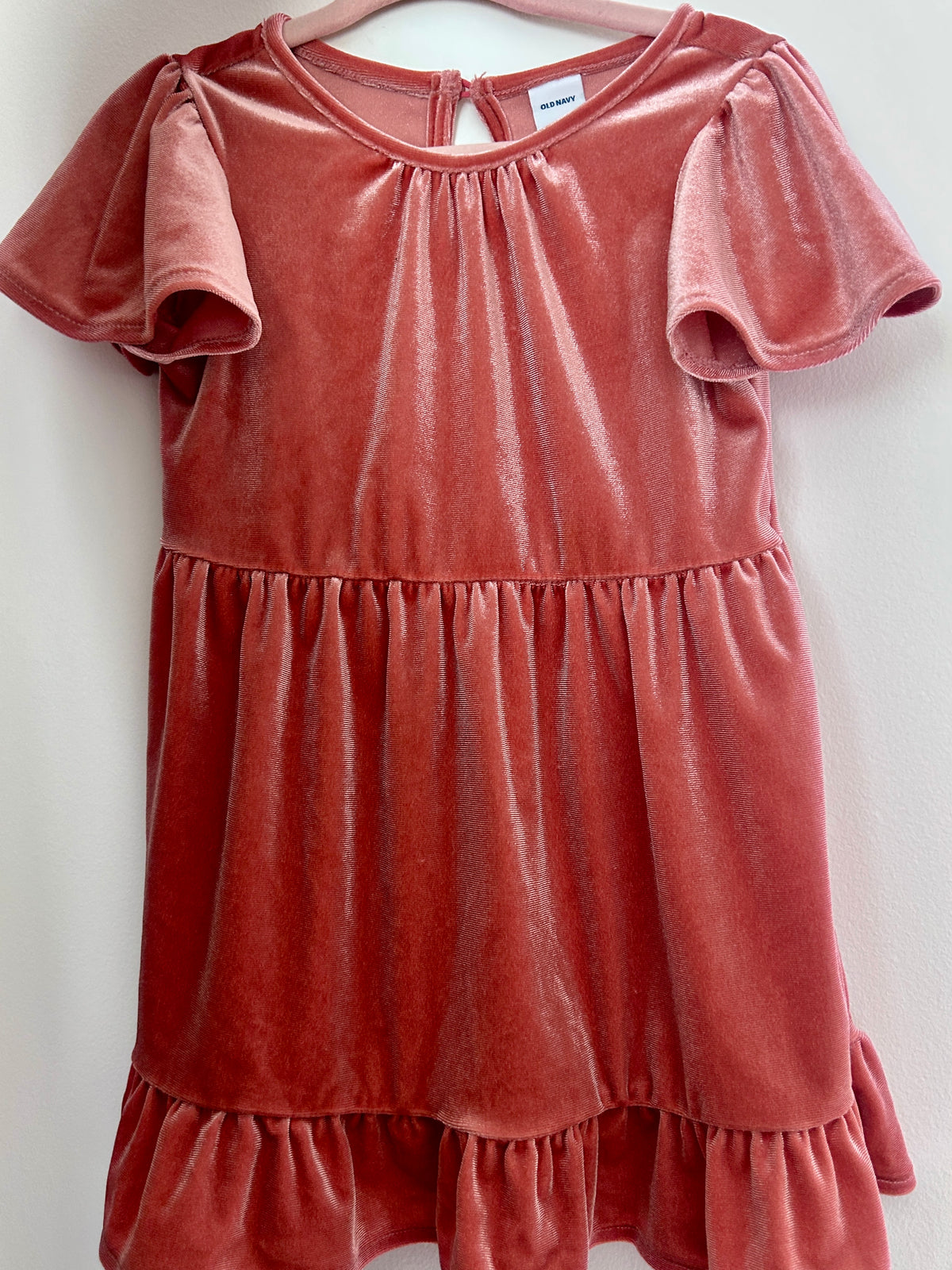 #15 Old Navy 2t Velour Tiered Dress