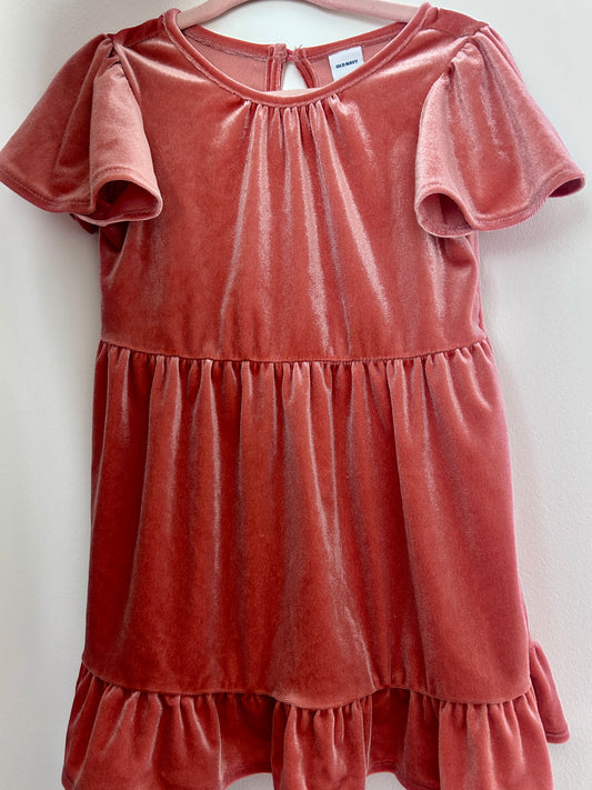 #15 Old Navy 2t Velour Tiered Dress