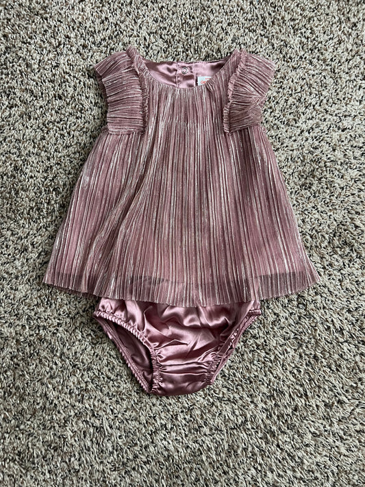 Girls 3/6M - Cat & Jack Shimmery Outfit - EUC