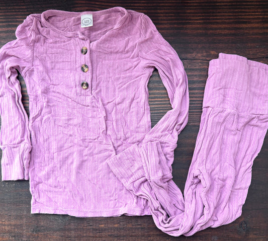 #15 Lou Lou Co 2t Ribbed Pajamas