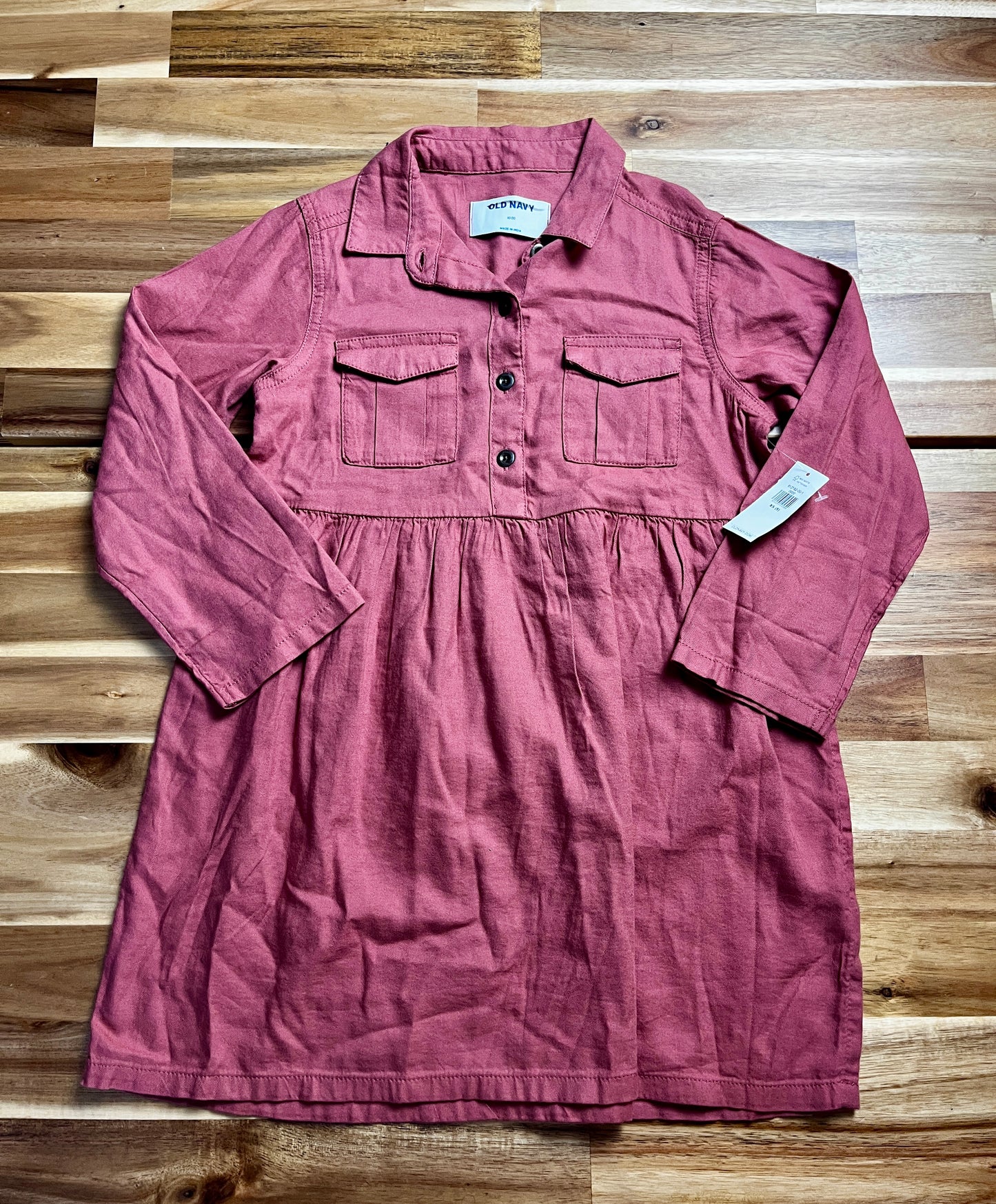Old Navy Long Sleeve Shirt Dress Size XS (5)