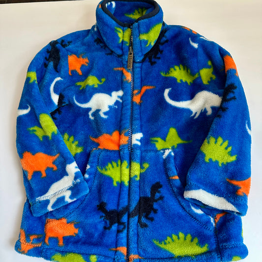 #162 Hatley Fleece Dino Jacket 2t