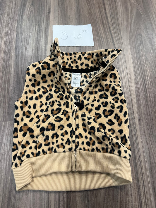 #138 - 3-6 Mo - VGUC Carters - Leopard Print Vest - PU 45236