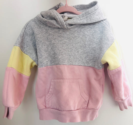 #15 H&M 2t Colorblock Hoodie