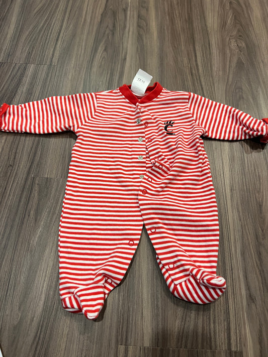0-3 Mo -  - Red/White UC Snap Sleeper - PU 45236 Except Semiannual Sale