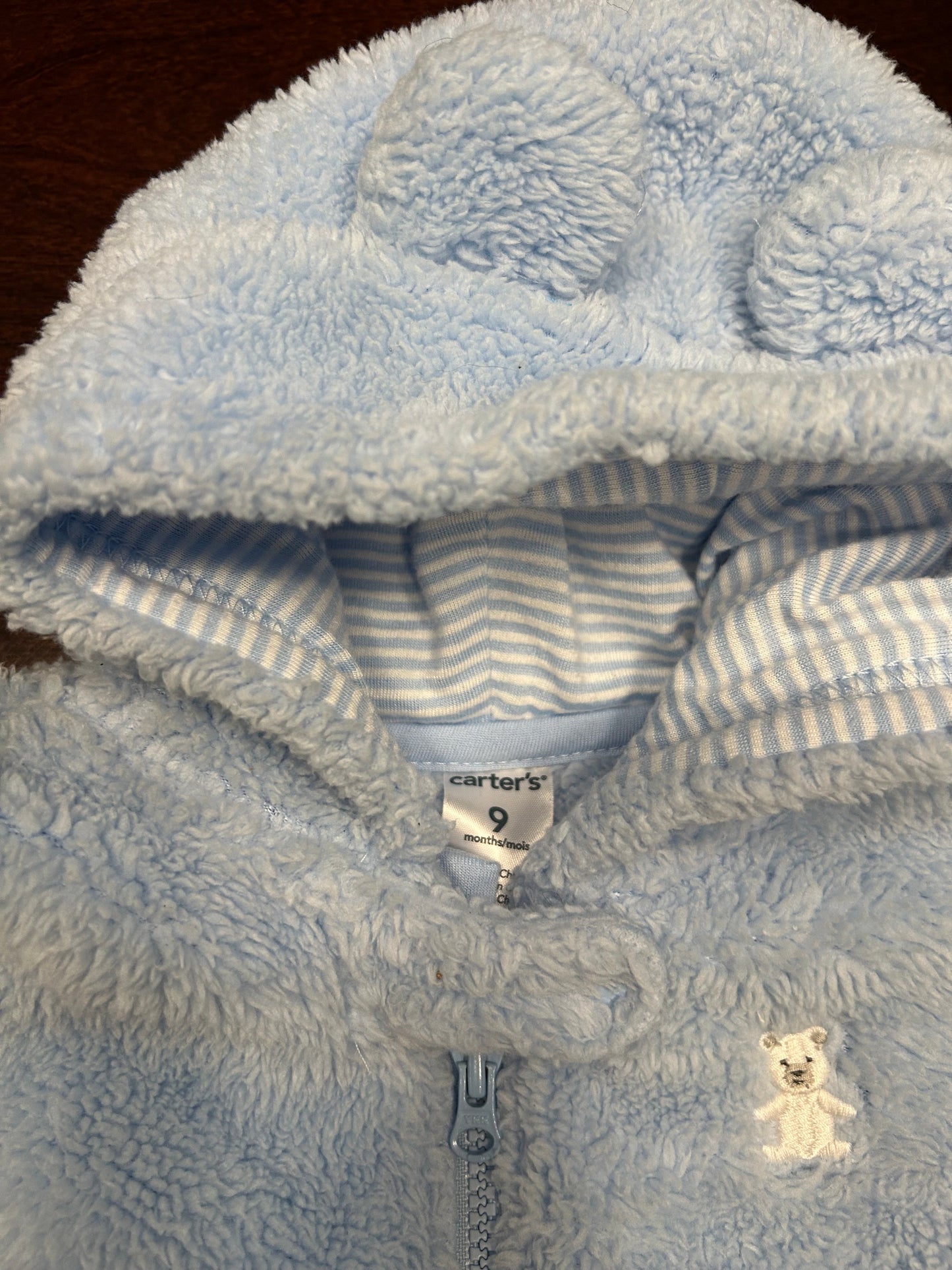 Seller #18 Reduced! Carter’s Boy Fuzzy Blue Size 9mo