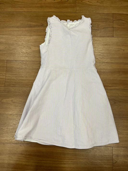 #7 Florence Eiseman Purple Seersucker Dress 10