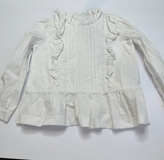 #162 Janie & Jack white top 3T