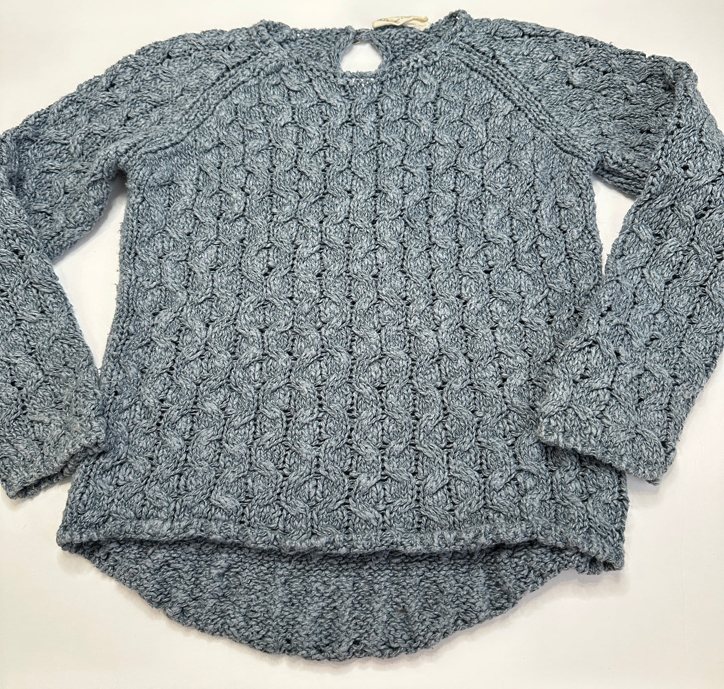 #162 Zara Blue Sweater 3/4
