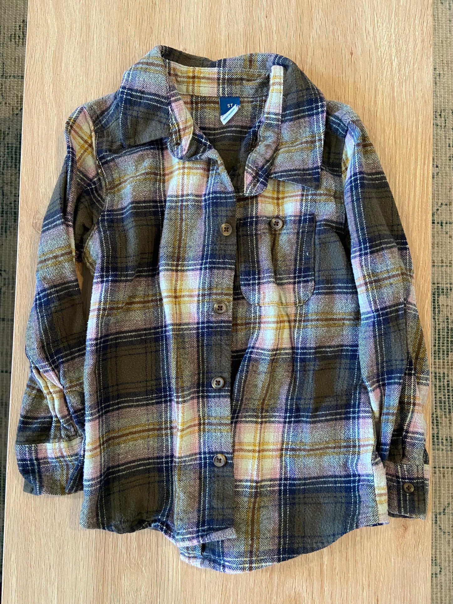 Old Navy Girls Flannel Size 5T