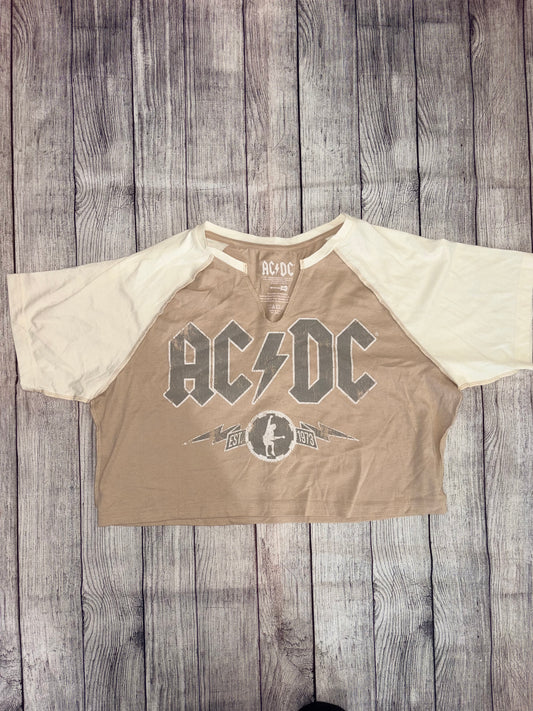 Seller 122 New AC/DC Crop Top Size Women’s Large