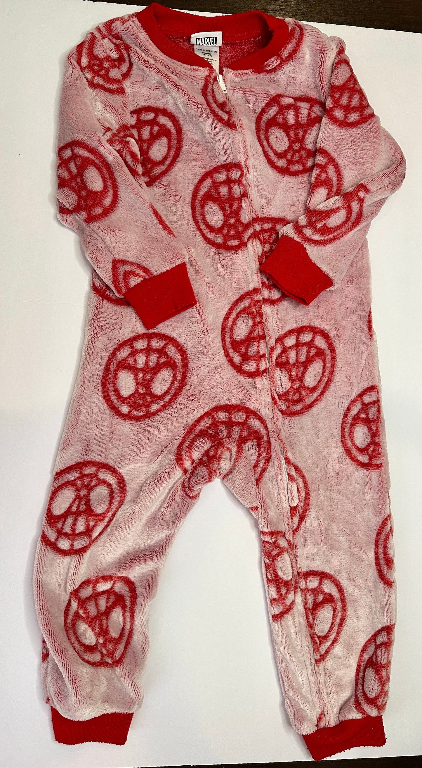 #162 Spiderman Fleece Pjs Boys 3t