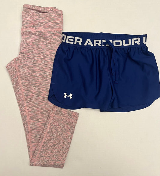 Under armor shorts (youth medium) and 90 degree reflex athletic pants size 10 PPU Mariemont