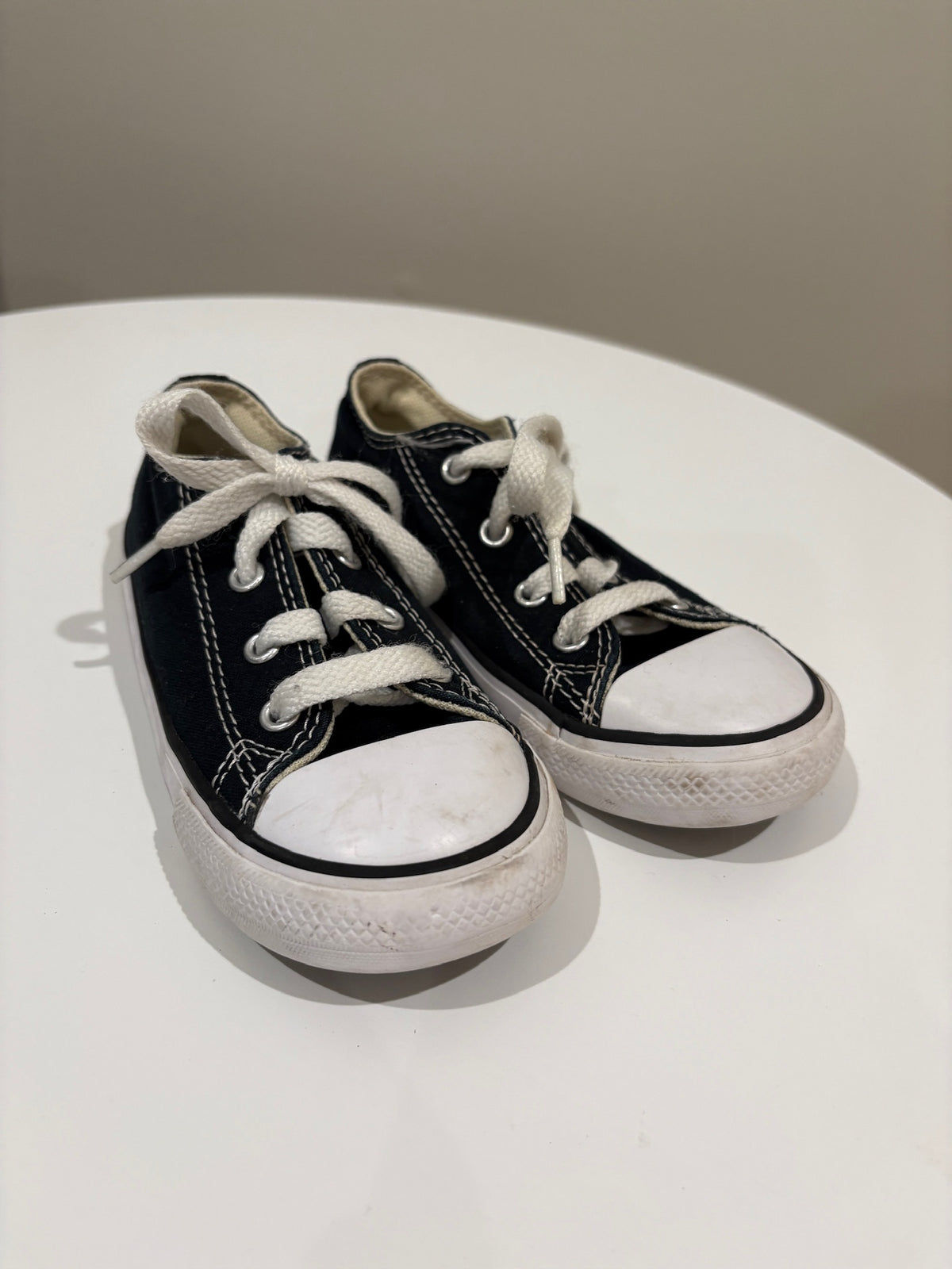 Seller #105 - Size 9c Girls/Boys/GN Black Converse GUC to VGUC